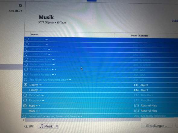Songs aus iTunes-Liste löschen?
