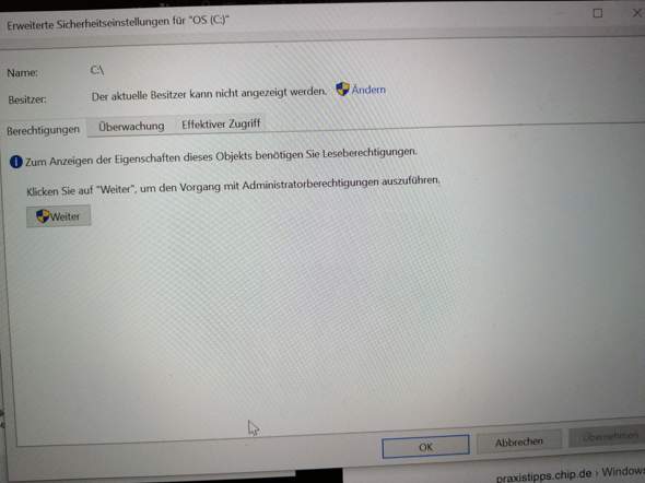 Problem mit Computer Zugriff verweigert Geräte und Laufwerk?