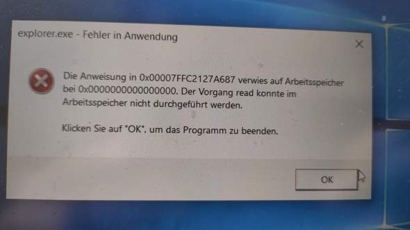 Was heißt dieser Error-Code?