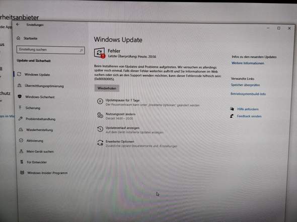 Windows Update installiert nicht, Defender ist verschwunden?
