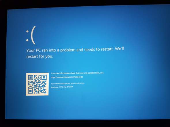 Laptop mit Window 10 lässt sich nicht öffnen, muss ich mein Betriebssystem neu...
