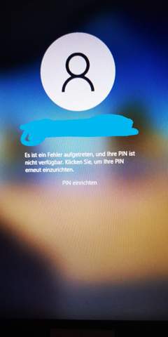 Windows 10, Login Fehler?