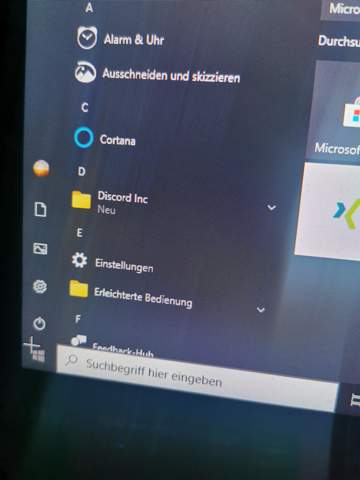 Nach Installation Symbole anders Windows 10?