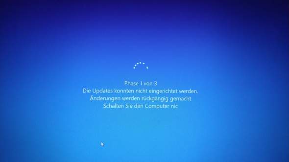 Problem beim Starten von Windows. Was tun?