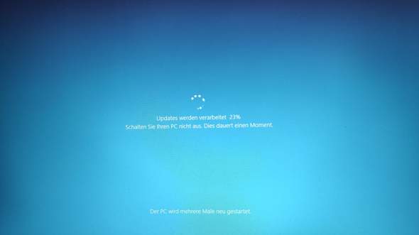 Windows Update hat sich aufgehangen?