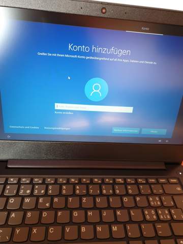 Laptop ohne Microsoft Konto einrichten?