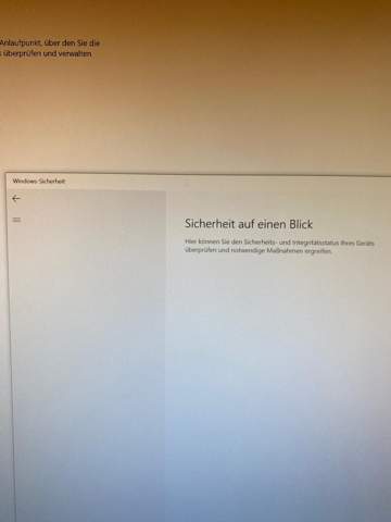 Dringend - Windows-Sicherheit ist einfach verschwunden?