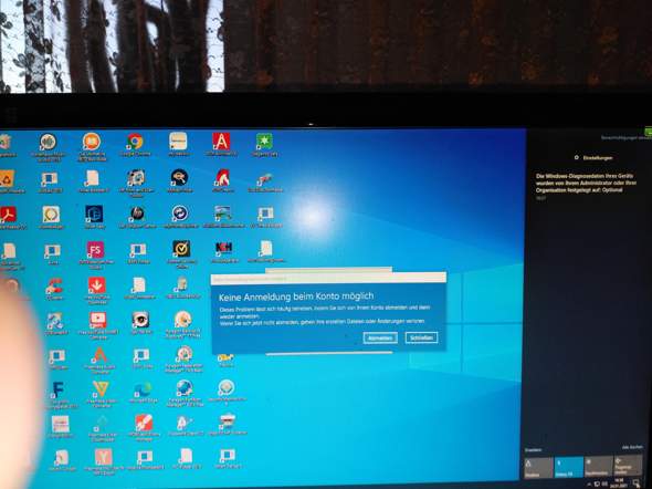 Komme nicht mehr in meinen Konto im  PC?