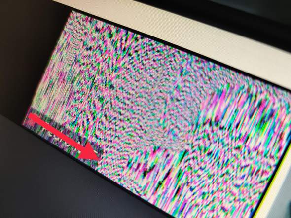 Camera flimmert grün 2tage nach kauf?