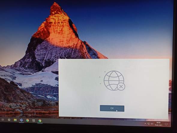 Internet Symbol auf dem desktop eingeblendet?