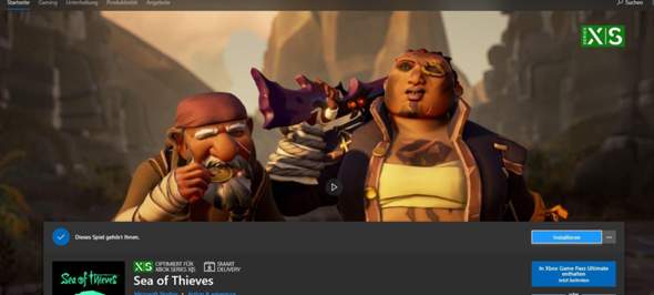 Sea of Thieves fängt nichtmal an zu installieren?