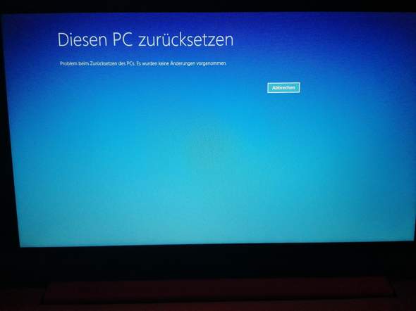 Windows 10 Laptop setzt sich nicht zurück, was tun?