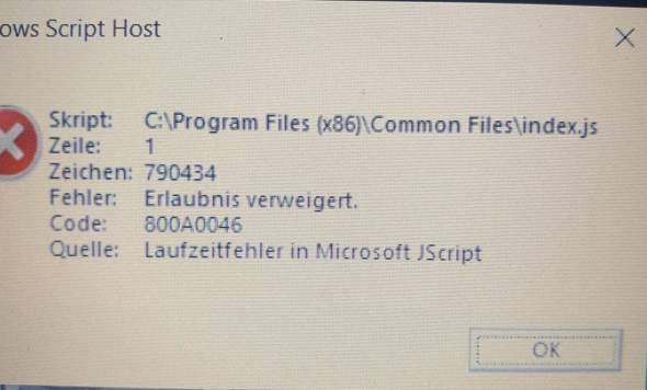 Win10 Bedrohliche Datei wird nicht gefunden?