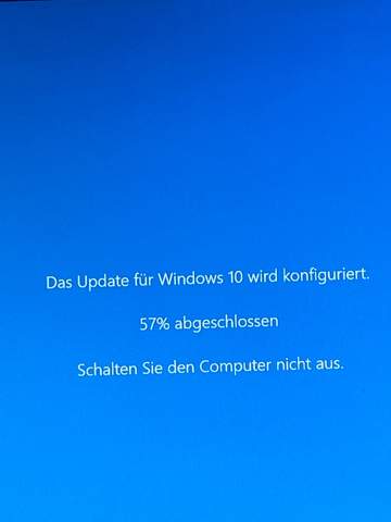 Update für Windows 10 hängt?