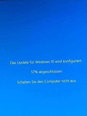 Update für Windows 10 hängt?