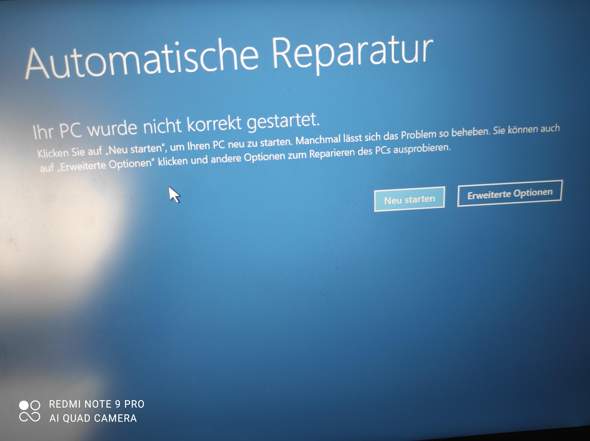 Windows Problem "Automatische Reparatur" geht nicht?