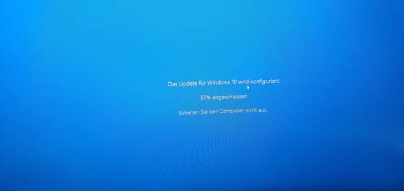 Das update für windows 10 wird vorbereitet?