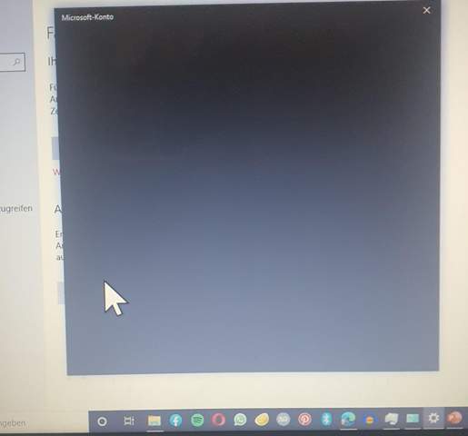 Microsoft-Konto Fenster reagiert nicht?