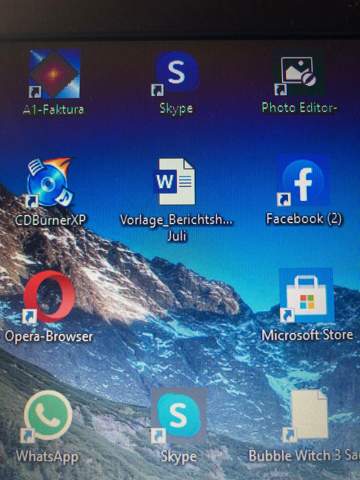 Warum gibt es Skype zwei mal auf dem Desktop?