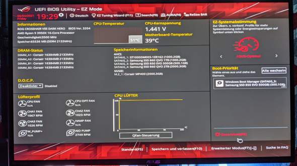 PC bootet in Bios statt Windows 10?