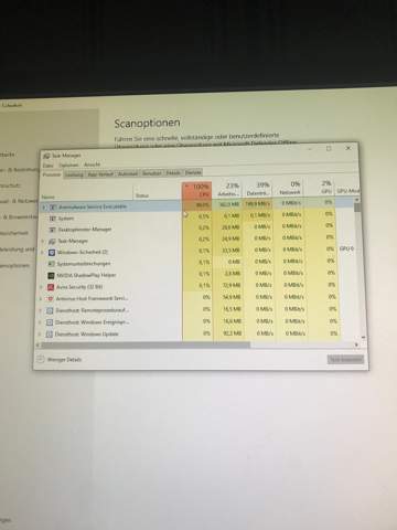 Ist das normal wenn man einen Virus Check macht?