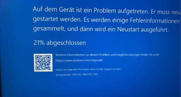 was ist mit meinem pc los? was tun?