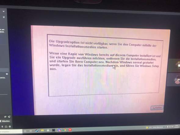 Windows 10 Installation geht nicht?