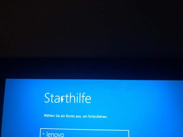 Wie kann ich in windows 10 Starthilfe verlassen?