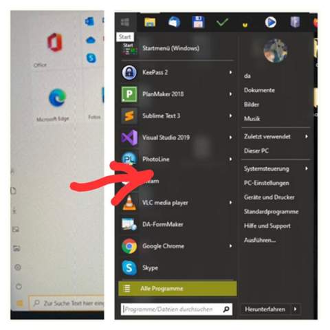 Hat einer Ahnung wie ich die Einstellung von Task wieder zurück bekomme Windows 10?