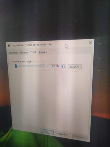 Warum kann ich mein Mikrofon hier nicht lauter machen?