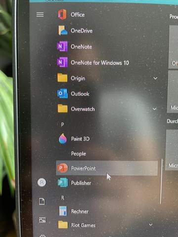 People app bei Windows 10 wird ohne Symbol angezeigt?
