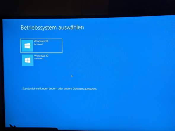 Problem bei Windows installation?