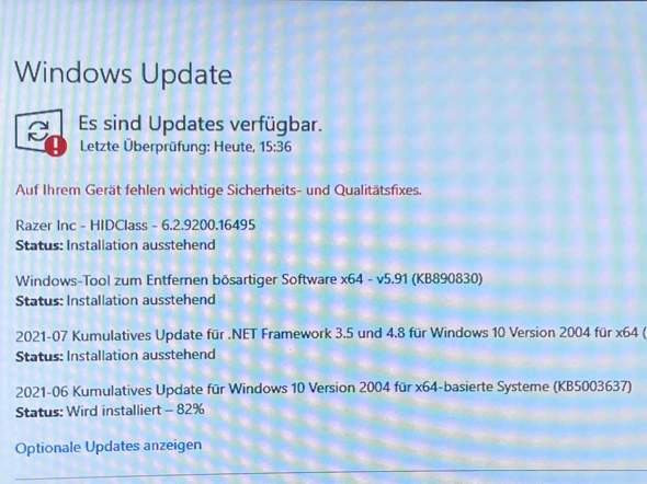 Windows Update?