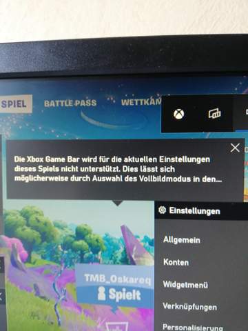 Windows game bar funktioniert nicht mehr?