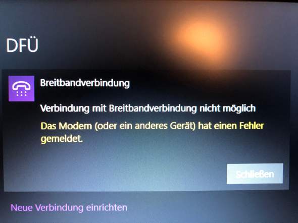 WLAN verbinden am Laptop plötzlich weg?