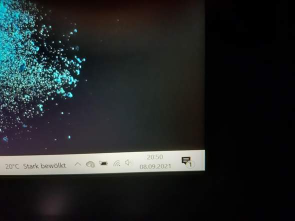 Wie kann ich diesen weißen Rand entfernen Windows 10 PC?
