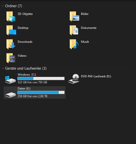 Windows 10 Dieser PC Gruppe weg?