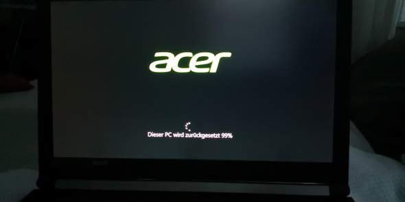 Acer - Abbruch Windows-Neuinstallation?