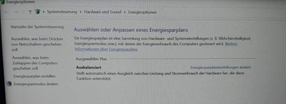 Windows 10 Energiesparplan kann ich nicht ändern bitte Hilfe?