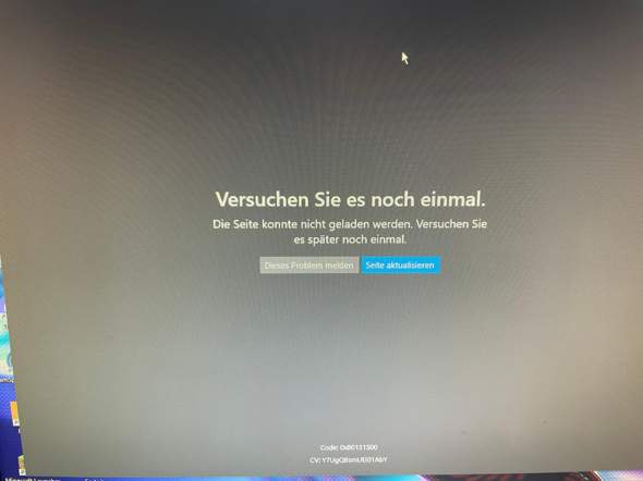 Microsoft geht nicht?