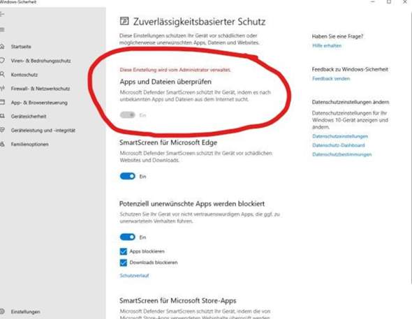 Welche Einstellung war das nochmal in O&OShutup10?