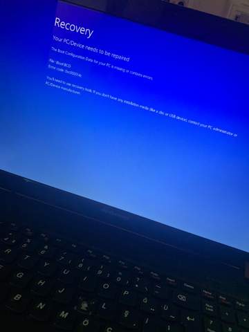 Windows blue screen reparieren?