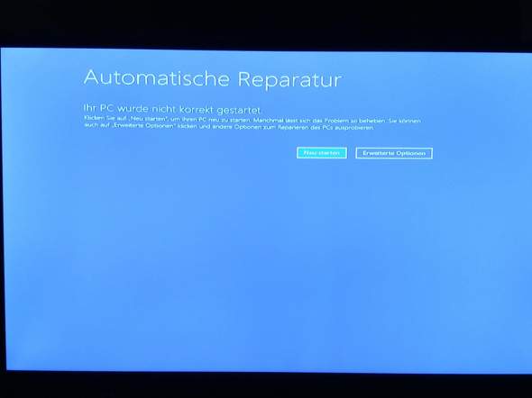Windows ist während des Updates abgestürzt. Was tun?