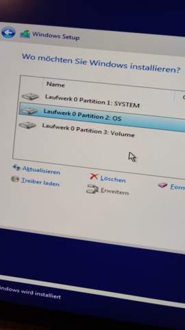 Welches Laufwerk bei Windows Installation?