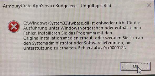 Fehler - Windows?