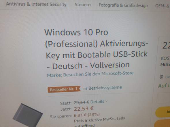 İst dieser kauf sicher win 10 pro key?