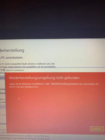 Windows zurücksetzen?