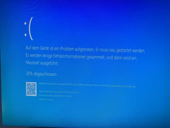 Es ist ein Problem aufgetreten?