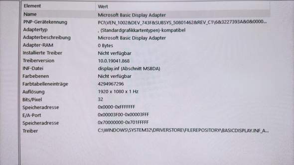 Neue Windows Installation macht Probleme?