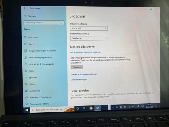 Windows hat komische Ausrichtung?